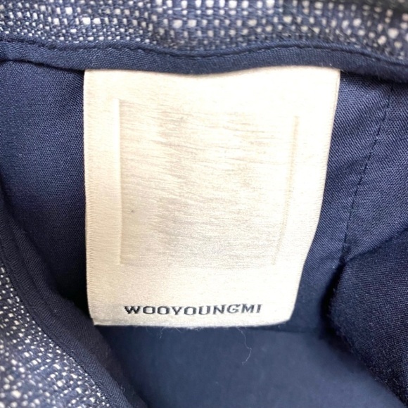 WOOYOUNGMI Denim Shorts in Dark Indigo Blue - Picture 5 of 8